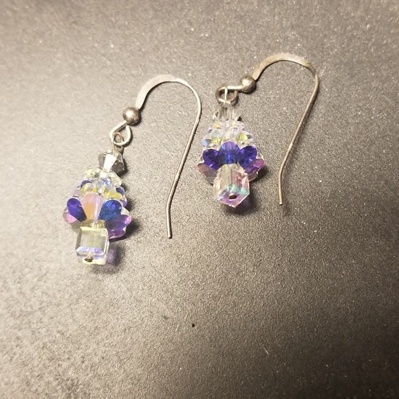 Swarkovski Christmas tree earrings - Picture 4 of 6